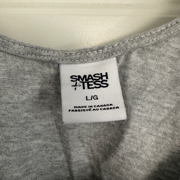 Smash + Tess Heather Grey Dress 100% Cotton - Picture 3 of 3